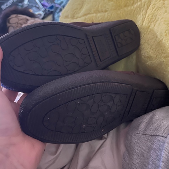 Coach q1709 theona boots with fur trim size 8 - Picture 3 of 5